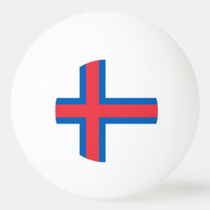 Balle De Ping Pong Drapeau des îles Féroé