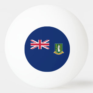 Balle De Ping Pong Drapeau des îles Vierges britanniques