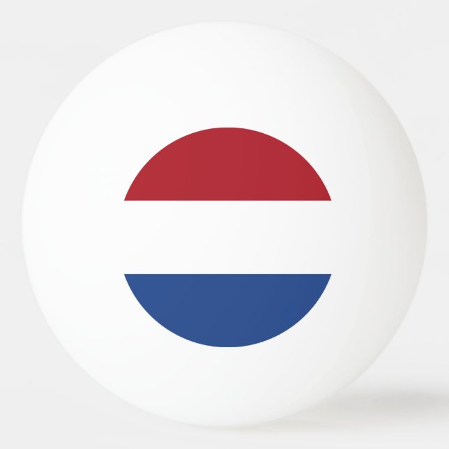 Balle De Ping Pong Drapeau des Pays-Bas (Devant)