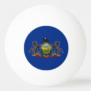 Balle De Ping Pong Drapeau d'État de Pennsylvanie