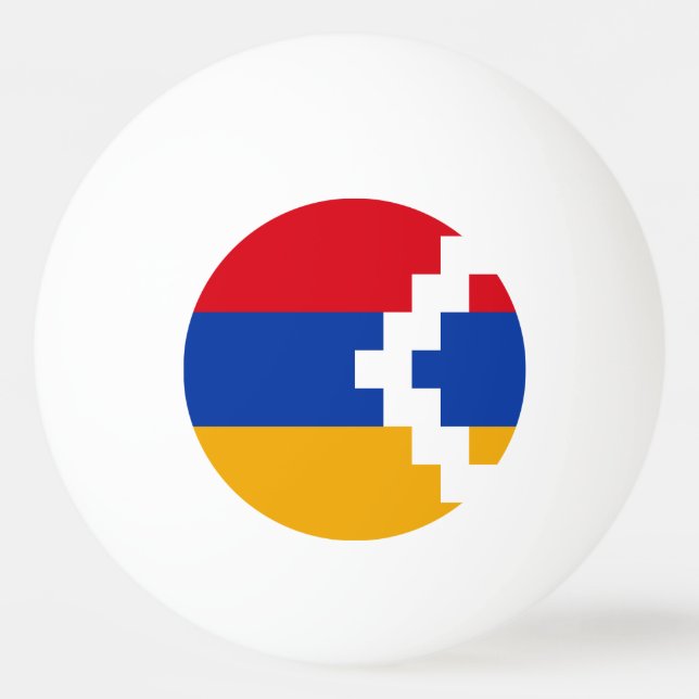 Balle De Ping Pong Drapeau du Haut-Karabakh (Devant)