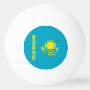 Balle De Ping Pong Drapeau du Kazakhstan