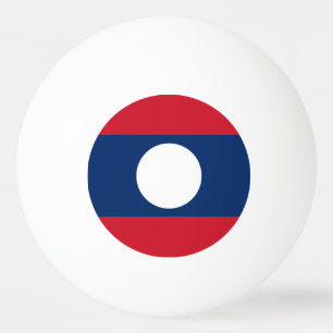 Balle De Ping Pong Drapeau du Laos