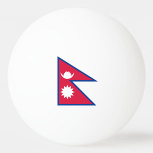 Balle De Ping Pong Drapeau du Népal