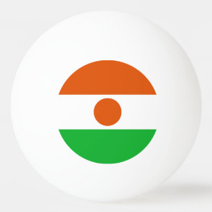 Balle De Ping Pong Drapeau du Niger
