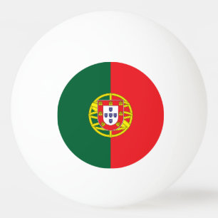 Balle De Ping Pong Drapeau du Portugal