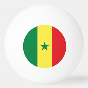 Balle De Ping Pong Drapeau du Sénégal