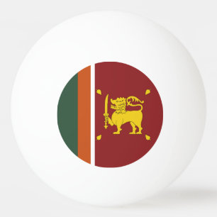 Balle De Ping Pong Drapeau du Sri Lanka