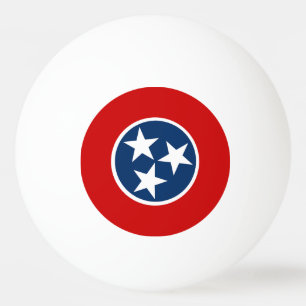 Balle De Ping Pong Drapeau du Tennessee