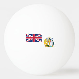 Balle De Ping Pong Drapeau du territoire antarctique britannique