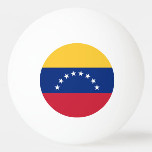 Balle De Ping Pong Drapeau du Venezuela