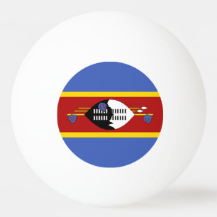 Balle De Ping Pong Drapeau Eswatini
