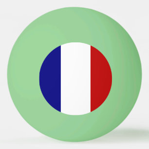 Balle De Ping Pong Drapeau français 
