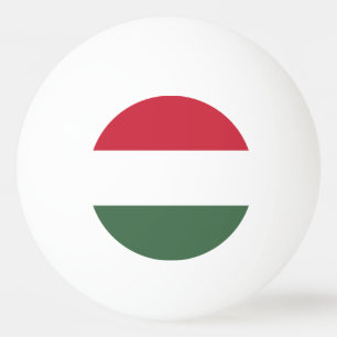 Balle De Ping Pong Drapeau Hongrie