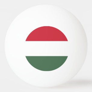Balle De Ping Pong Drapeau Hongrie