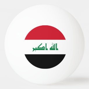 Balle De Ping Pong Drapeau Iraq