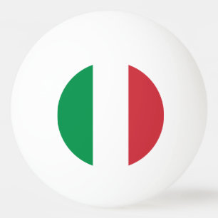 Balle De Ping Pong Drapeau Italie
