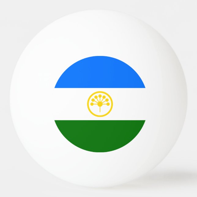 Balle De Ping Pong Drapeau patriotique Bachkortostan (Dos)