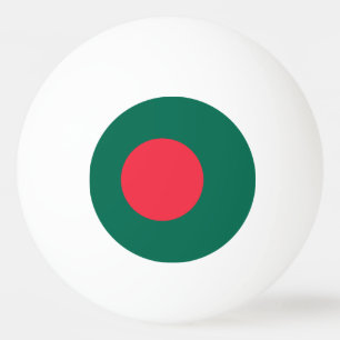 Balle De Ping Pong Drapeau patriotique bangladais Ping-Pong Ball