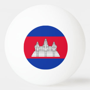Balle De Ping Pong Drapeau patriotique cambodgien