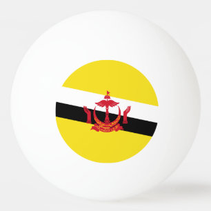 Balle De Ping Pong Drapeau patriotique de Brunei