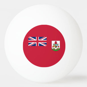 Balle De Ping Pong Drapeau patriotique des Bermudes