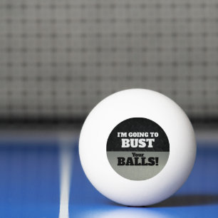 Balle De Ping Pong Drôle claquez le buste d'entretien votre jeu de