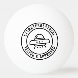 Balle De Ping Pong Drôle d'Alien Extraterrestre UFO Testé & Approuvé