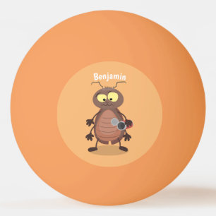 Balle De Ping Pong Drôle drôle de personnage de dessin animé de cafar