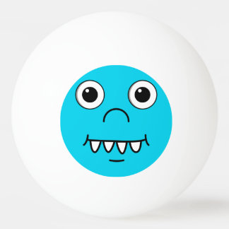 Balle De Ping Pong Drôle visage de dessin animé