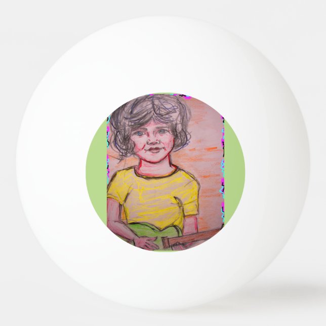 Balle De Ping Pong enfant jouant jouet guitare électrique (Devant)