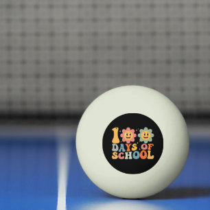 Balle De Ping Pong Enseignant Enfants Retro Super 100 Jours 0f École