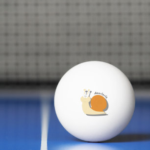 Balle De Ping Pong Escargot de dessin mignon Boule de ping-pong perso