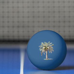 Balle De Ping Pong Étoile de mer palmier plage tropicale
