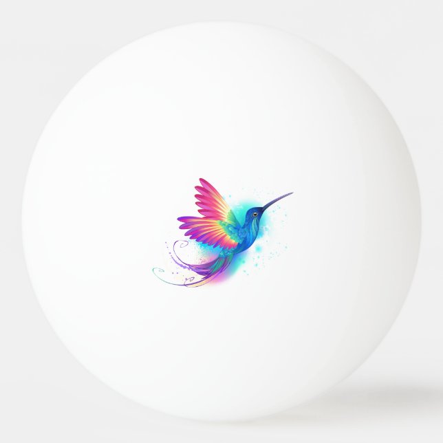 Balle De Ping Pong Exotic Rainbow Hummingbird (Devant)