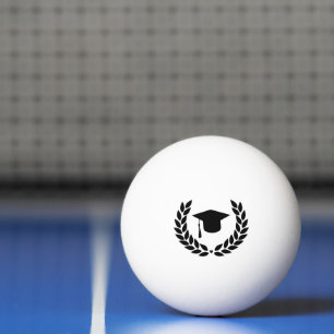 Balle De Ping Pong Fête de graduation moderne personnalisée