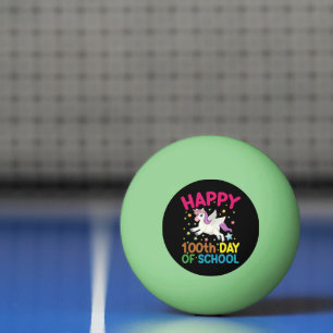 Balle De Ping Pong Formule Mathématique 100 Jours D'école Drôle Prof 