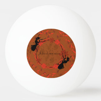 Balle De Ping Pong fourmi, affirmation positive, expression inspirant