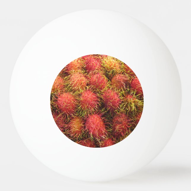 Balle De Ping Pong Fruits tropicaux Rambutan (Devant)