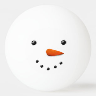 Balle De Ping Pong Funky Holiday Snowman