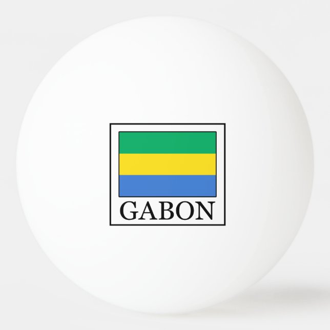 Balle De Ping Pong Gabon (Devant)
