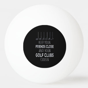 Balle De Ping Pong Gardez Vos Amis Près Et Vos Clubs De Golf Plus Prè