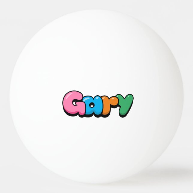 Balle De Ping Pong Gary (Devant)