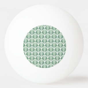 Balle De Ping Pong Géométrique Classique : Style Art Déco Sans Couleu