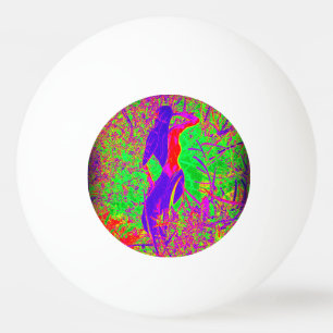 Balle De Ping Pong groovy rétro mermaid hippie violet