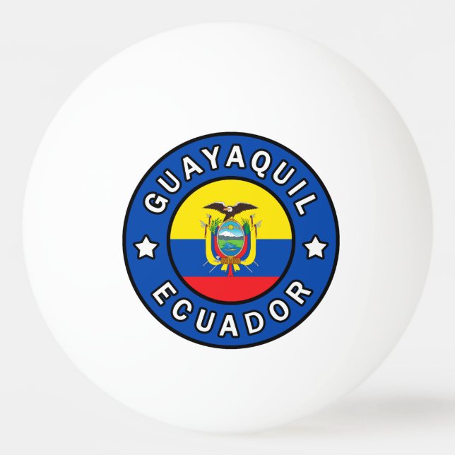 Balle De Ping Pong Guayaquil Equateur (Devant)