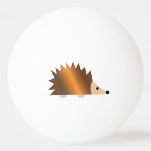 Balle De Ping Pong Hérisson Brown brillant