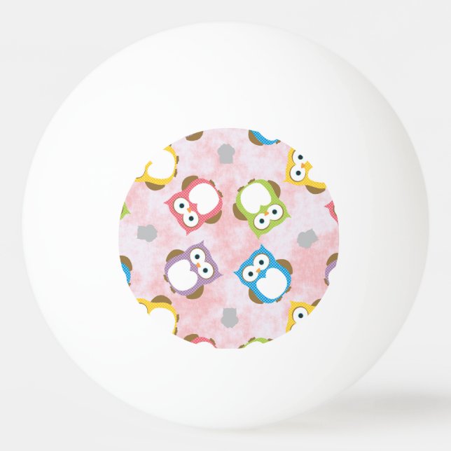 Balle De Ping Pong Hibou (Devant)