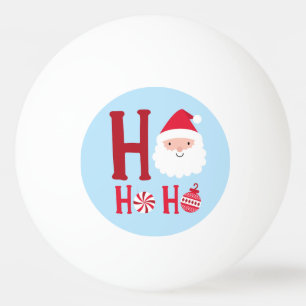 Balle De Ping Pong Ho Ho Ho Christmas Père Noël