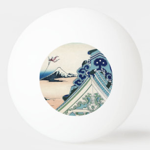 Balle De Ping Pong Honganji Temple Vista du Mont Fuji Bois japonais